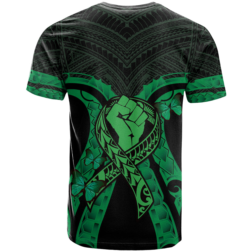 ADHD Awareness Month You Matter T Shirt Green Polynesian Ribbon