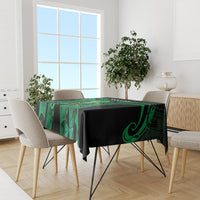 ADHD Awareness Month You Matter Tablecloth Green Polynesian Ribbon