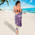 Purple Hawaii Shark Tattoo Sarong Frangipani With Polynesian Pastel Version
