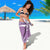 Purple Hawaii Shark Tattoo Sarong Frangipani With Polynesian Pastel Version