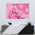 Pink Bula Fiji Tapestry Fijian Dance Fan Tapa Cloth Pattern