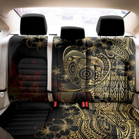 Frangipani Festival Rabaul Back Car Seat Cover PNG Tribal Baining Mask Tattoo LT14 - Polynesian Pride