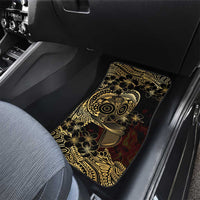 Frangipani Festival Rabaul Car Mats PNG Tribal Baining Mask Tattoo LT14 - Polynesian Pride