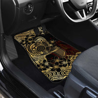 Frangipani Festival Rabaul Car Mats PNG Tribal Baining Mask Tattoo LT14 - Polynesian Pride