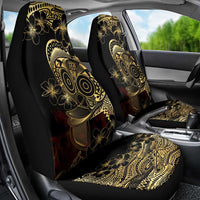 Frangipani Festival Rabaul Car Seat Cover PNG Tribal Baining Mask Tattoo LT14 - Polynesian Pride