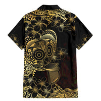 Frangipani Festival Rabaul Family Matching Mermaid Dress and Hawaiian Shirt PNG Tribal Baining Mask Tattoo LT14 - Polynesian Pride