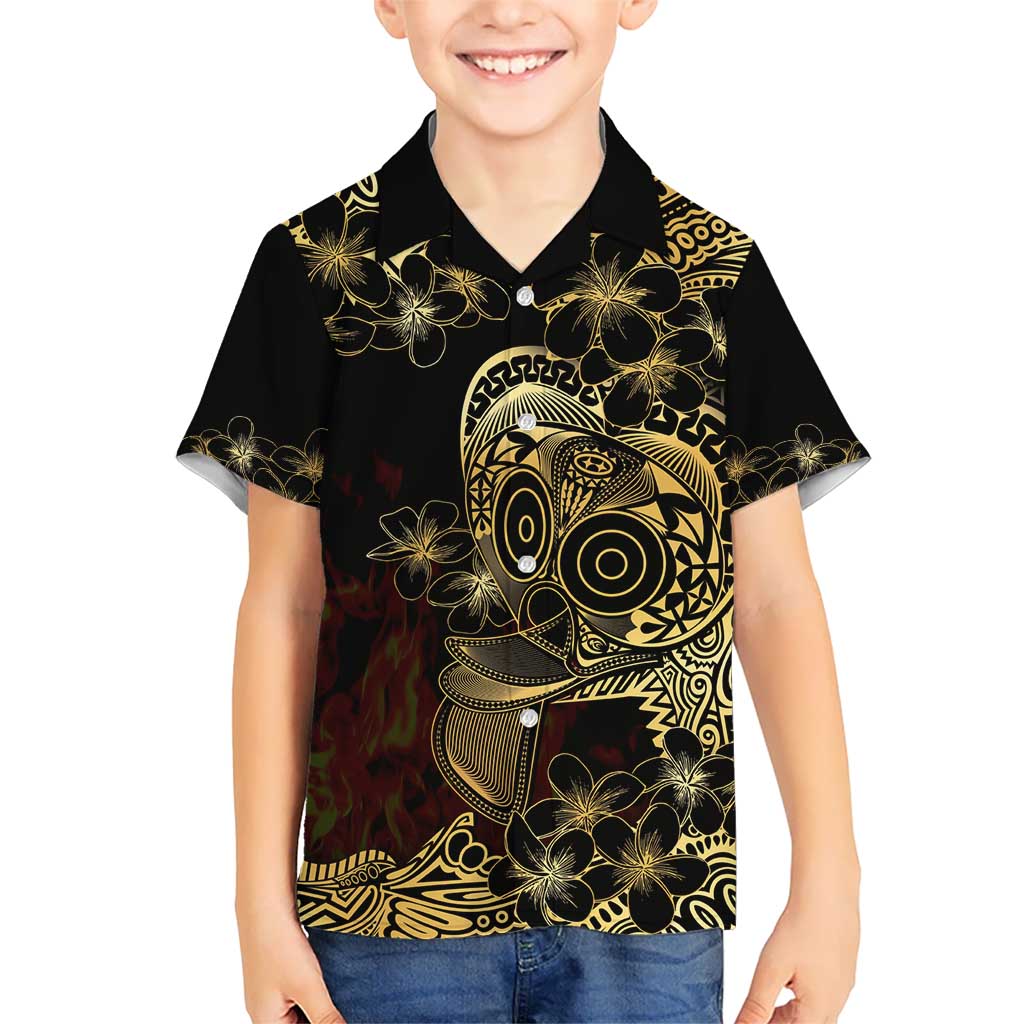 Frangipani Festival Rabaul Hawaiian Shirt PNG Tribal Baining Mask Tattoo LT14 - Polynesian Pride