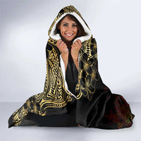 Frangipani Festival Rabaul Hooded Blanket PNG Tribal Baining Mask Tattoo LT14 - Polynesian Pride