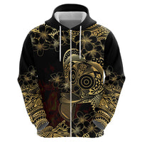 Frangipani Festival Rabaul Hoodie PNG Tribal Baining Mask Tattoo LT14 - Polynesian Pride