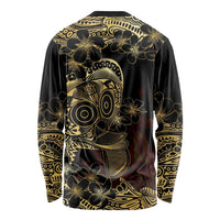 Frangipani Festival Rabaul Long Sleeve Shirt PNG Tribal Baining Mask Tattoo LT14 - Polynesian Pride