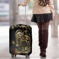 Frangipani Festival Rabaul Luggage Cover PNG Tribal Baining Mask Tattoo LT14 - Polynesian Pride