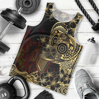Frangipani Festival Rabaul Men Tank Top PNG Tribal Baining Mask Tattoo LT14 - Polynesian Pride