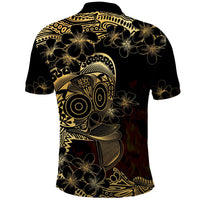Frangipani Festival Rabaul Polo Shirt PNG Tribal Baining Mask Tattoo LT14 - Polynesian Pride