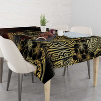 Frangipani Festival Rabaul Tablecloth PNG Tribal Baining Mask Tattoo LT14 - Polynesian Pride