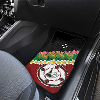 Frangipani Festival Rabaul East New Britain Car Mats Dukduk Dance With Plumeria LT14 - Polynesian Pride
