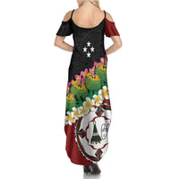 Frangipani Festival Rabaul East New Britain Family Matching Summer Maxi Dress and Hawaiian Shirt Dukduk Dance With Plumeria LT14 - Polynesian Pride