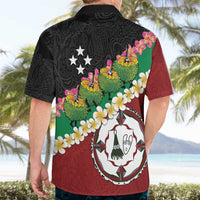 Frangipani Festival Rabaul East New Britain Hawaiian Shirt Dukduk Dance With Plumeria LT14 - Polynesian Pride