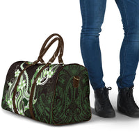 Green Black Aloha Hawaii Travel Bag Polynesian Shark Tattoo Plumeria LT14 - Polynesian Pride