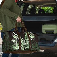 Green Black Aloha Hawaii Travel Bag Polynesian Shark Tattoo Plumeria LT14 - Polynesian Pride