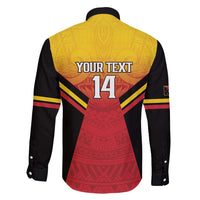 Papua New Guinea Rugby Custom Family Matching Tank Maxi Dress and Hawaiian Shirt Go PNG Hunters Polynesian Pattern LT14 - Polynesian Pride