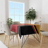 Papua New Guinea Rugby Custom Tablecloth Go PNG Hunters Polynesian Pattern - Polynesian Pride