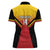Papua New Guinea Rugby Custom Women Polo Shirt Go PNG Hunters Polynesian Pattern - Polynesian Pride