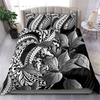 Kamehameha Butterfly Hawaii Bedding Set Hawaiian Pulelehua Mamaki Black Color LT14 - Polynesian Pride