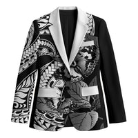 Kamehameha Butterfly Hawaii Blazer Hawaiian Pulelehua Mamaki Black Color