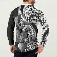 Kamehameha Butterfly Hawaii Button Sweatshirt Hawaiian Pulelehua Mamaki Black Color