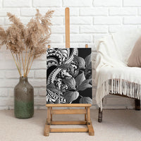 Kamehameha Butterfly Hawaii Canvas Wall Art Hawaiian Pulelehua Mamaki Black Color LT14 - Polynesian Pride