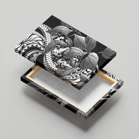 Kamehameha Butterfly Hawaii Canvas Wall Art Hawaiian Pulelehua Mamaki Black Color LT14 - Polynesian Pride