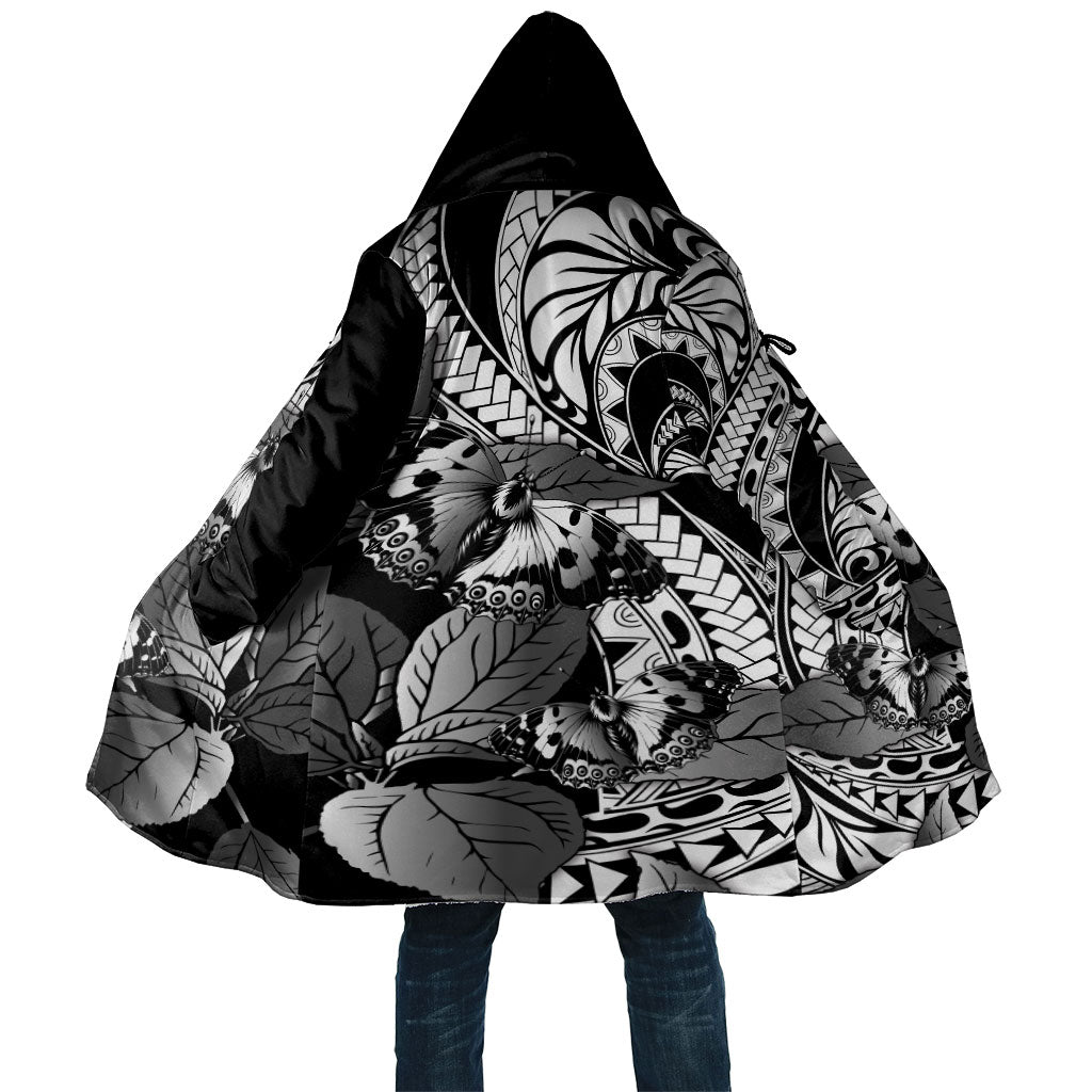 Kamehameha Butterfly Hawaii Cloak Hawaiian Pulelehua Mamaki Black Color LT14 Unisex Black - Polynesian Pride