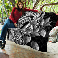 Kamehameha Butterfly Hawaii Quilt Hawaiian Pulelehua Mamaki Black Color LT14 - Polynesian Pride
