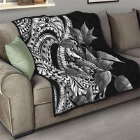 Kamehameha Butterfly Hawaii Quilt Hawaiian Pulelehua Mamaki Black Color LT14 - Polynesian Pride