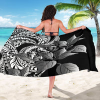 Kamehameha Butterfly Hawaii Sarong Hawaiian Pulelehua Mamaki Black Color LT14 - Polynesian Pride