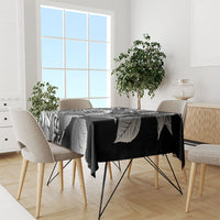 Kamehameha Butterfly Hawaii Tablecloth Hawaiian Pulelehua Mamaki Black Color