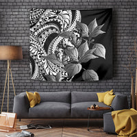 Kamehameha Butterfly Hawaii Tapestry Hawaiian Pulelehua Mamaki Black Color LT14 Black - Polynesian Pride
