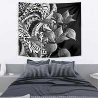 Kamehameha Butterfly Hawaii Tapestry Hawaiian Pulelehua Mamaki Black Color LT14 - Polynesian Pride