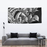 Kamehameha Butterfly Hawaii Tapestry Hawaiian Pulelehua Mamaki Black Color LT14 - Polynesian Pride