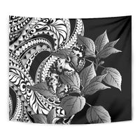 Kamehameha Butterfly Hawaii Tapestry Hawaiian Pulelehua Mamaki Black Color LT14 - Polynesian Pride