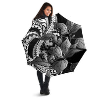 Kamehameha Butterfly Hawaii Umbrella Hawaiian Pulelehua Mamaki Black Color LT14 - Polynesian Pride