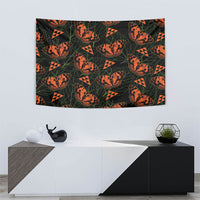 Kamehameha Butterfly Mamaki Hawaii Tapestry Pulelehua Hawaiian Kakau Seamless Style LT14 - Polynesian Pride