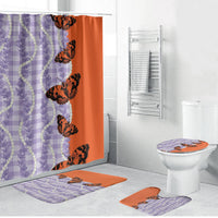 Kamehameha Butterfly Palaka Hawaii Bathroom Set Pulelehua Honohono Pikake Lei