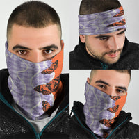 Kamehameha Butterfly Palaka Hawaii Neck Gaiter Pulelehua Honohono Pikake Lei