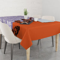 Kamehameha Butterfly Palaka Hawaii Tablecloth Pulelehua Honohono Pikake Lei LT14 - Polynesian Pride