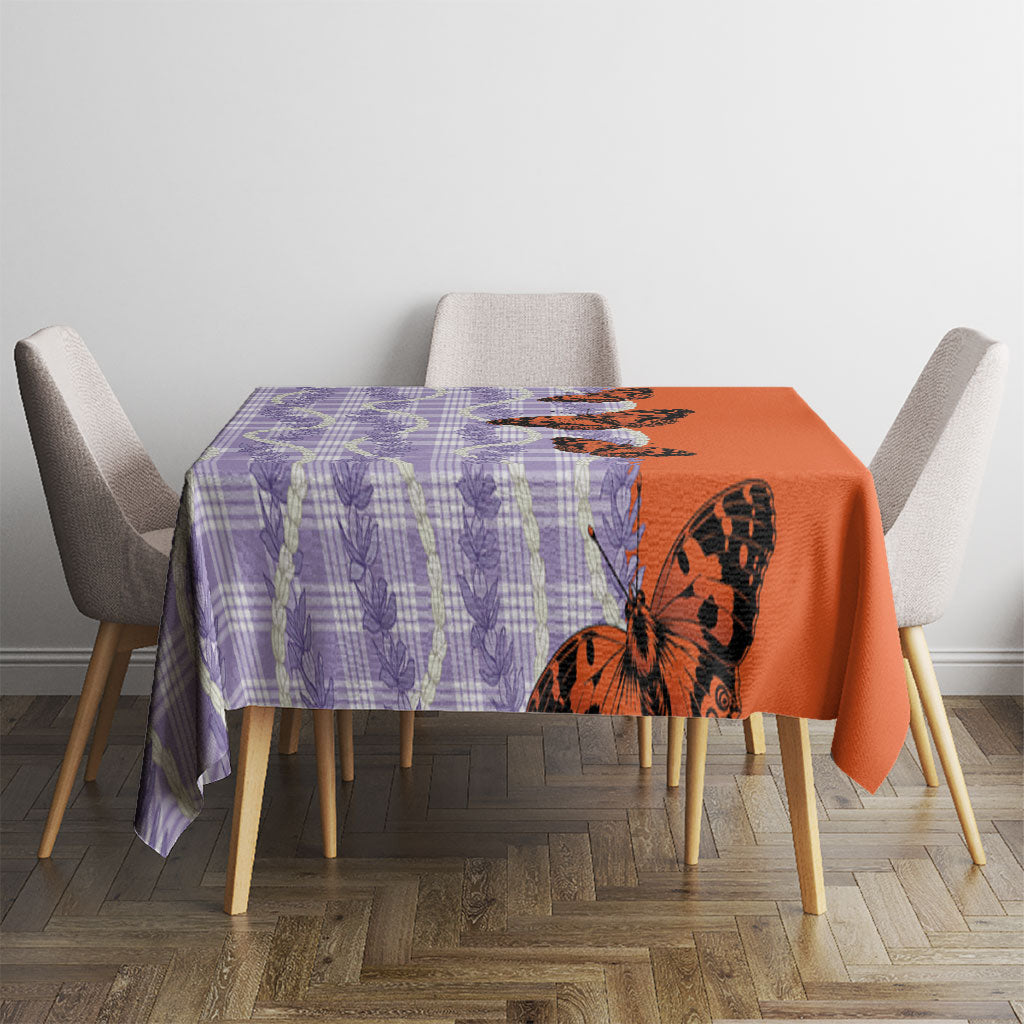 Kamehameha Butterfly Palaka Hawaii Tablecloth Pulelehua Honohono Pikake Lei LT14 - Polynesian Pride