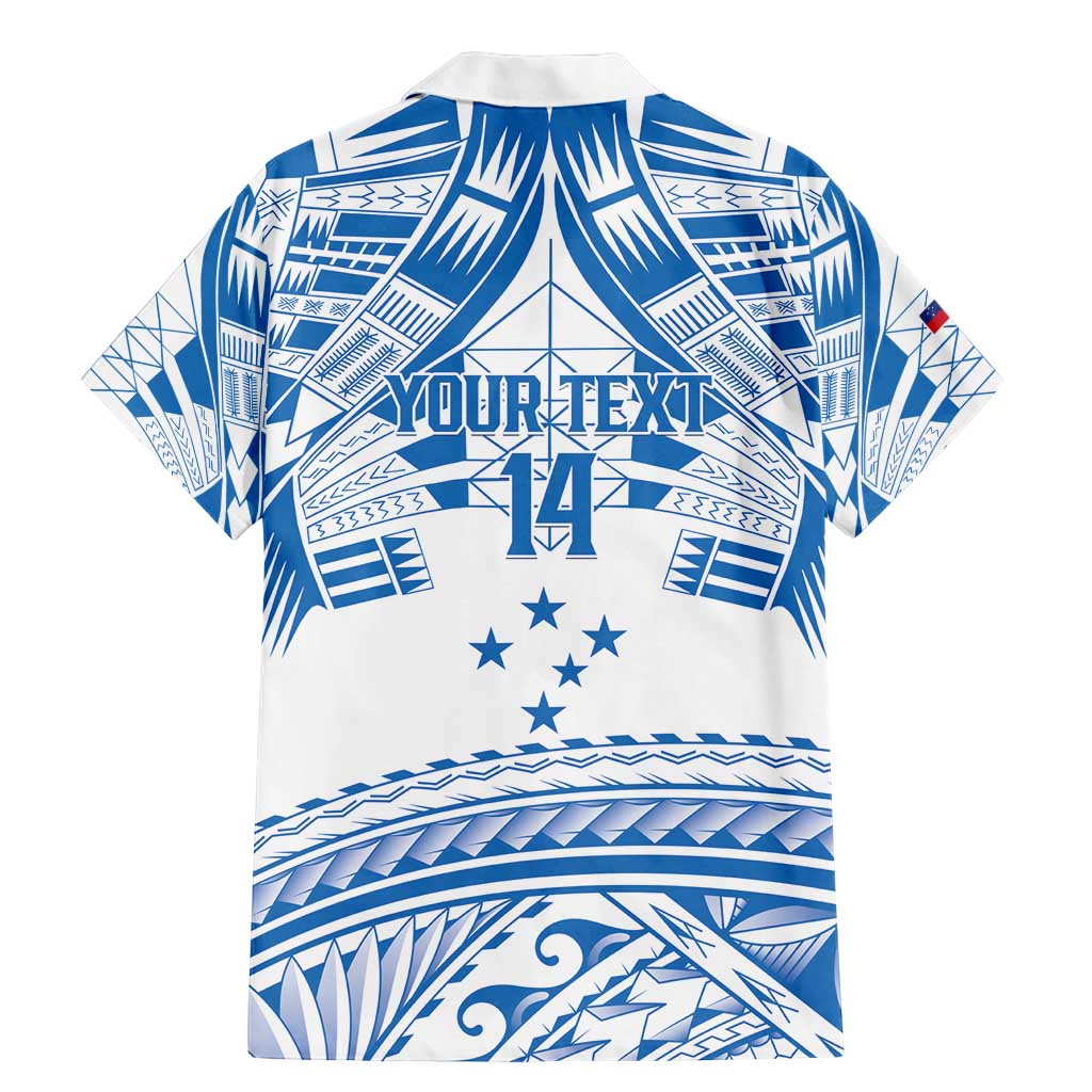 Toa Samoa Rugby Custom Family Matching Mermaid Dress and Hawaiian Shirt Uso aso uma Samoan Pattern White LT14 - Polynesian Pride