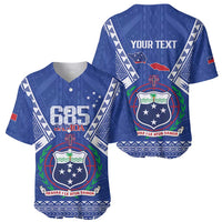Personalised Samoa 685 Baseball Jersey Samoan Pride Coat Of Arms LT14 - Polynesian Pride