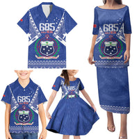 Personalised Samoa 685 Family Matching Puletasi and Hawaiian Shirt Samoan Pride Coat Of Arms LT14 - Polynesian Pride