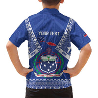 Personalised Samoa 685 Kid Hawaiian Shirt Samoan Pride Coat Of Arms - Polynesian Pride